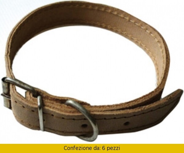 DecHome Set 6 Collari per Cani Sfoderato 56 cm
