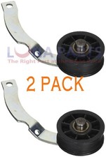  2 PACK Dryer Idler Lever Shaft Pulley Whirlpool WP37001287 AP6008789 37001287