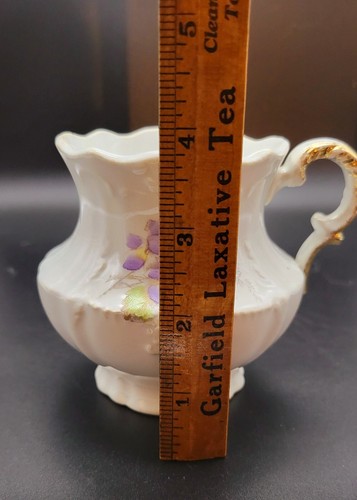 Antica tazza da barba in porcellana viola PPE Palestina orientale ceramica "Columbia" - Foto 9 di 10