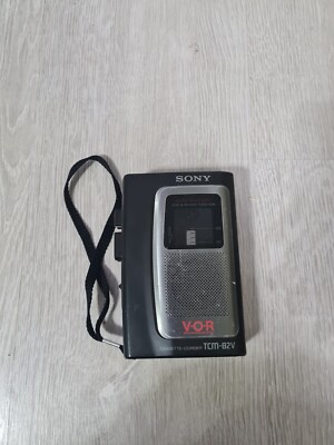 Walkman Sony TCM-82V Tragbare Kassetten Player/Recorder VOR Aufnahme