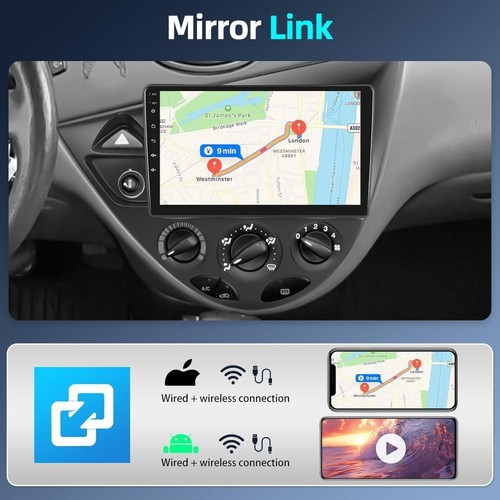 Radio estéreo GPS WIFI 64 GB Carplay Android 13.0 para Ford Focus MK1 1998-2005 - Imagen 5 de 22