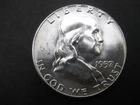 1957 P Franklin Half Dollar CH/Gem Nice BU!