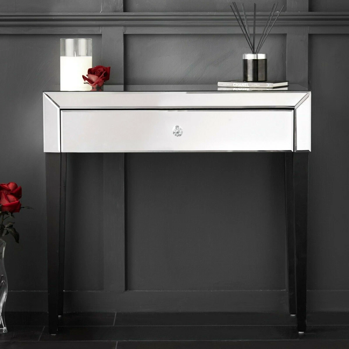 Modern mirrored 2024 dressing table