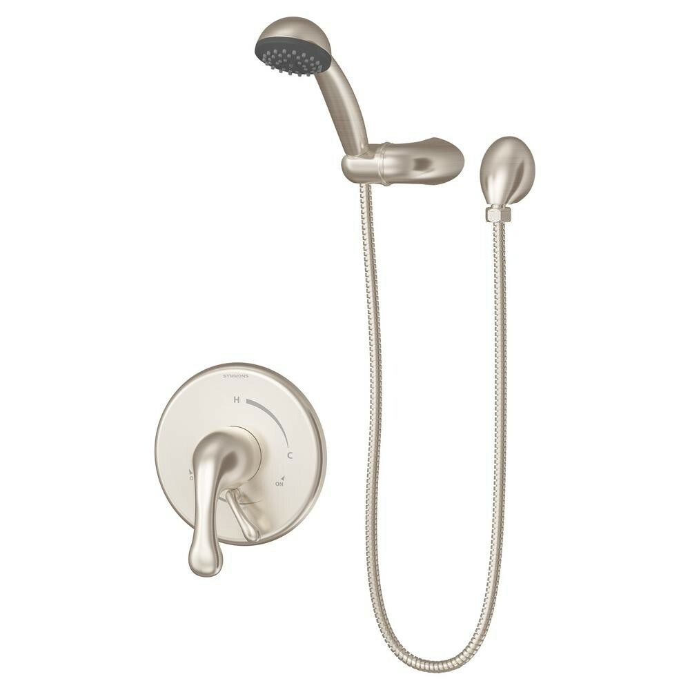 Symmons Unity 1-Spray 1.5 GPM Hand Shower in Satin Nickel with Valve Included