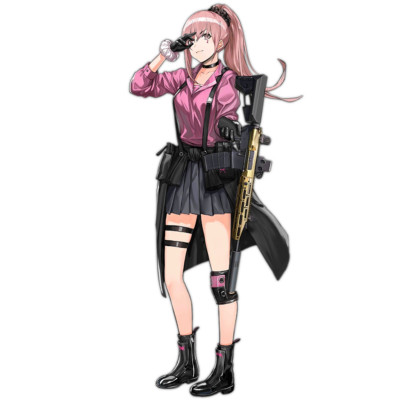 R5 Girls Frontline Anime Weatherproof Sticker 6'' Car Decal