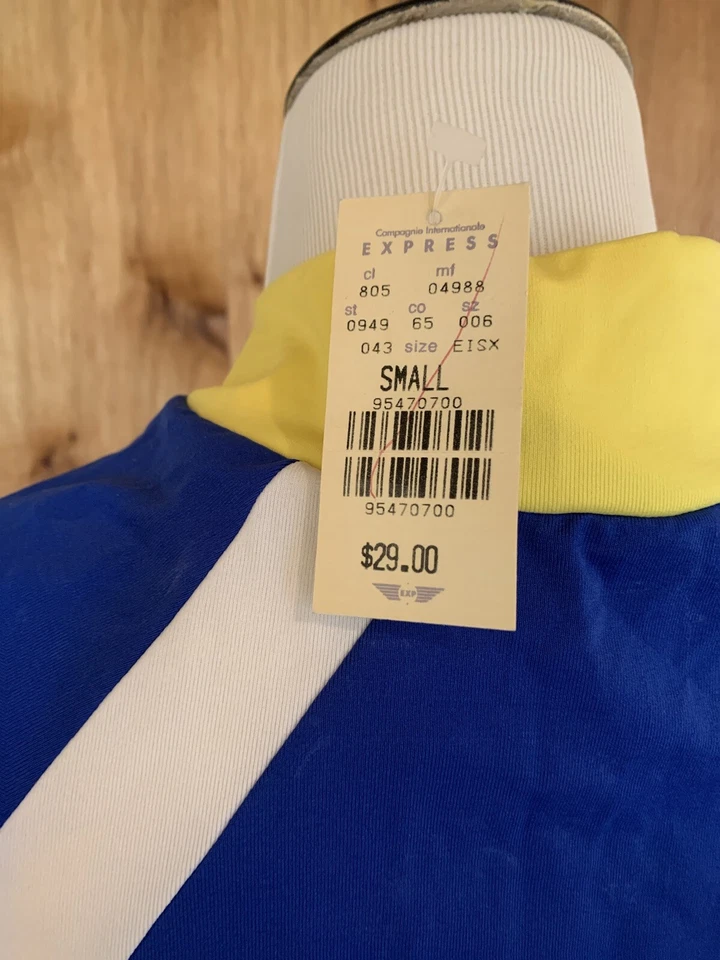 Camisa Express Para Mujer Vintage Y2K Años 90’s-Hecha en EE. UU.-NUEVA CON ETIQUETAS-Talla Pequeña Foto 4 de 4