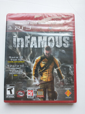 InFamous (Greatest Hits | Playstation 3 / PS3) NEW - Factory Sealed