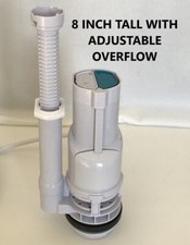 Toto THU338N 2.5 in, Top Button, Dual Flush Valve, 1 piece toilets, 8.5 in. Tall