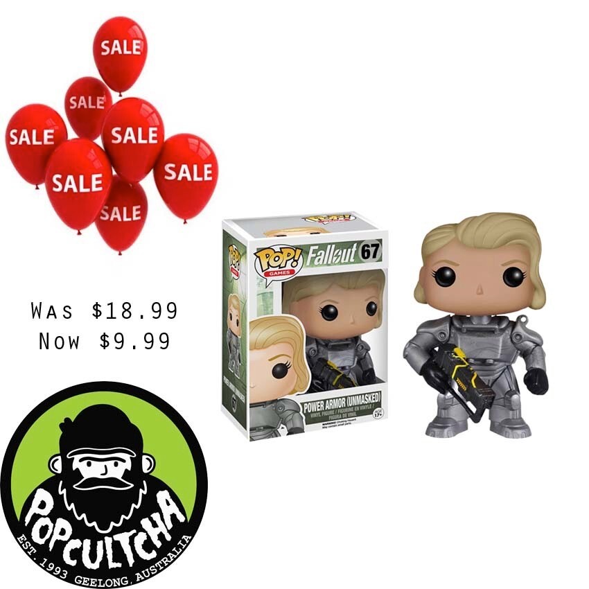 Fallout - Female Power Armor Unmasked Pop! Vinyl &Quot;New&Quot;