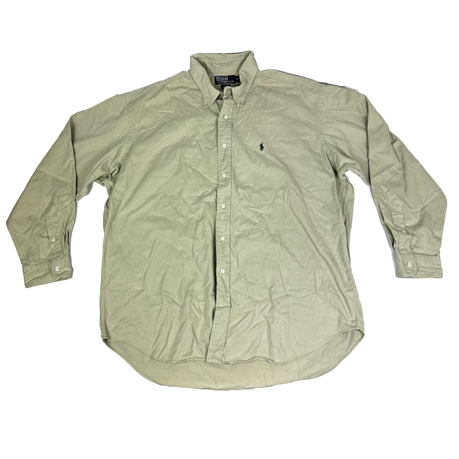 Polo Ralph Lauren Button Shirt Blaire Men's Pale Green Formal Casual Smart, XL