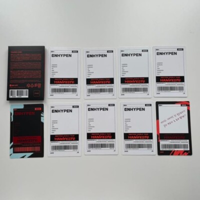 ENHYPEN JAKE MANIFESTO WORLD TOUR 2022 official MD EN- MD
