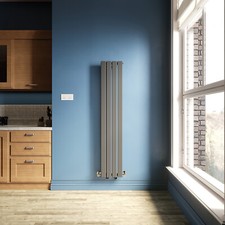 Vertical Radiator Anthracite 1600 x 300 Single Flat Panel Tall Upright Rads