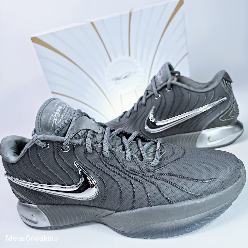 Nike Lebron 21 Men's US 13 Cool Grey Metallic Silver Air Nike Lebron 21 Men's US 13 Cool Grey Metallic Silver Air