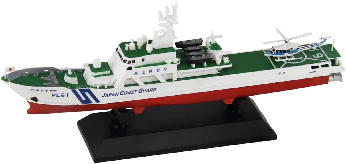 PIT-ROAD 1/700 Патрульное судно береговой охраны Японии PL-61 HATERUMA, окрашенное в комплект JP18