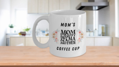 Mom Mommy 11oz Coffee Mug, Ceramic Mother's Day Gift, From Daughter Son, Birthda