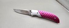 Browning Pattern Number 5622 Folding Knife Pink Handle Scales