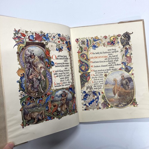 Morte D’Arthur By Alfred Lord Tennyson Illuminated by Alberto Sangorski (1912) - Picture 12 of 16