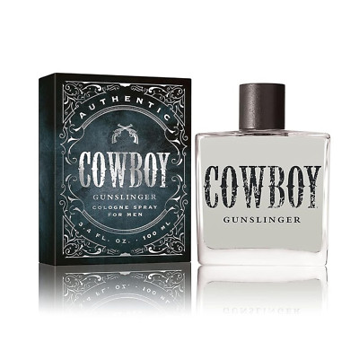 Western Cowboy Gunslinger Colonia para hombre, Cálida, fresca, atrevida (3.4 oz)