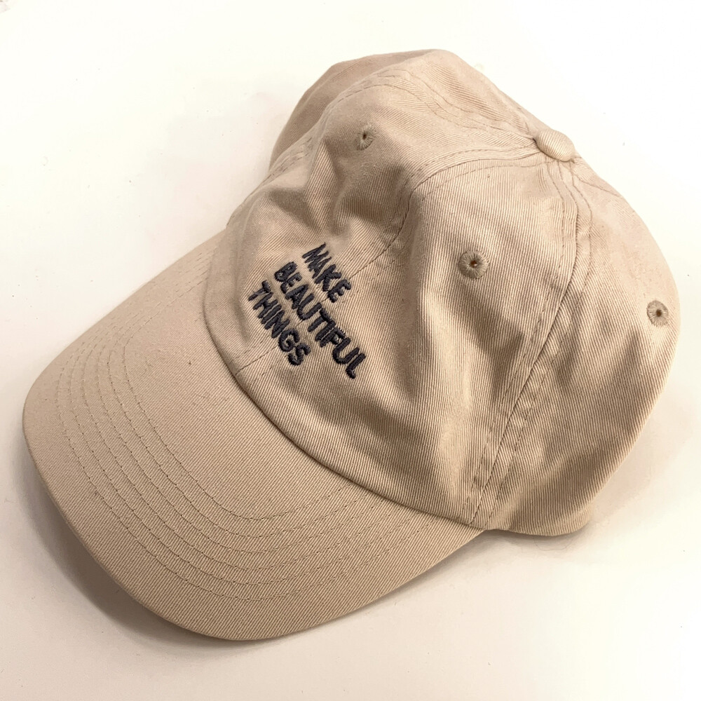 Make Beautiful Things cotton baseball cap makers … - image 1