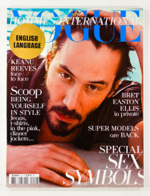 KEANU REEVES JAMIE BURKE RYAN McGINLEY WERNER SCHREYER Vogue Hommes magazine vtg