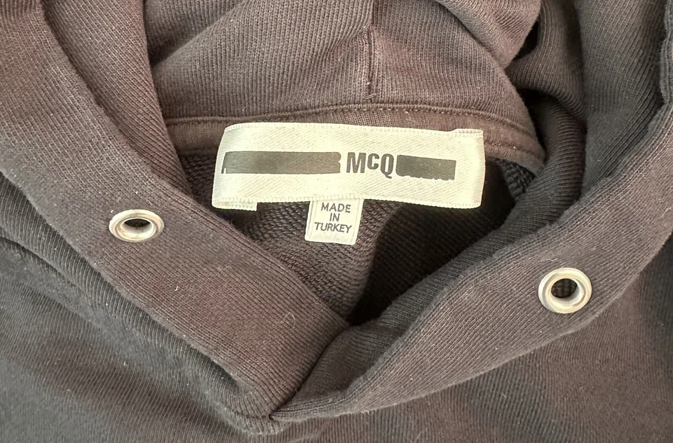 Толстовка с капюшоном McQ Alexander McQueen с черепом кролика. Размер L, но работает маленький - Изображение 4 из 4