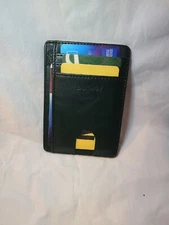 Buffway Slim Minimalist Front Pocket RFID Blocking Leather Wallets for Men Women