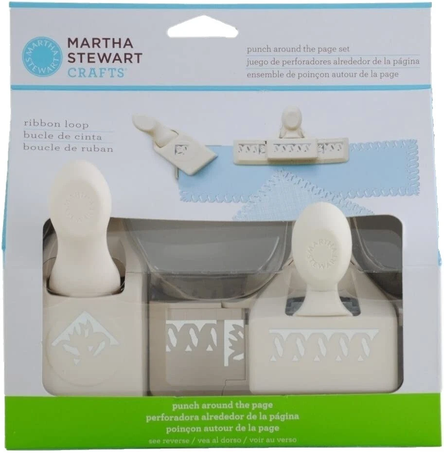 Papel scrapbooking Martha Stewart formas golpes