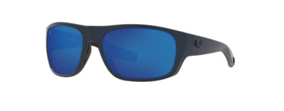 Costa Del Mar Tico Polarized Blue Mirror Glass Square Sunglasses TCO 14 OBMGLP