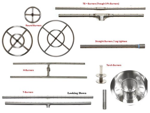 Create Your Own Gas Fire Feature w/ a Basic Complete Kit - Choose Burner and Pan - Picture 81 of 100