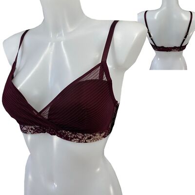 Triumph Lavish Spotlight P Damen BH Bralette Bügellos Gr. S - L Bordeaux NEU