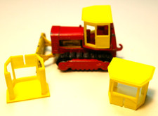 Matchbox Nr. 16 Case Bulldozer Regular 1969 Lesney Rot. DIE KABINE gelb.