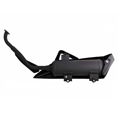 Exhaust Muffler Pipe with Shield for 200cc GY6 Scooters, Vitacci