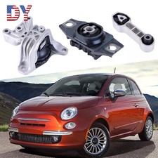 3pcs Set Engine Motor Trans. Mount W. Torque Strut Mount For Fiat 500 12-18