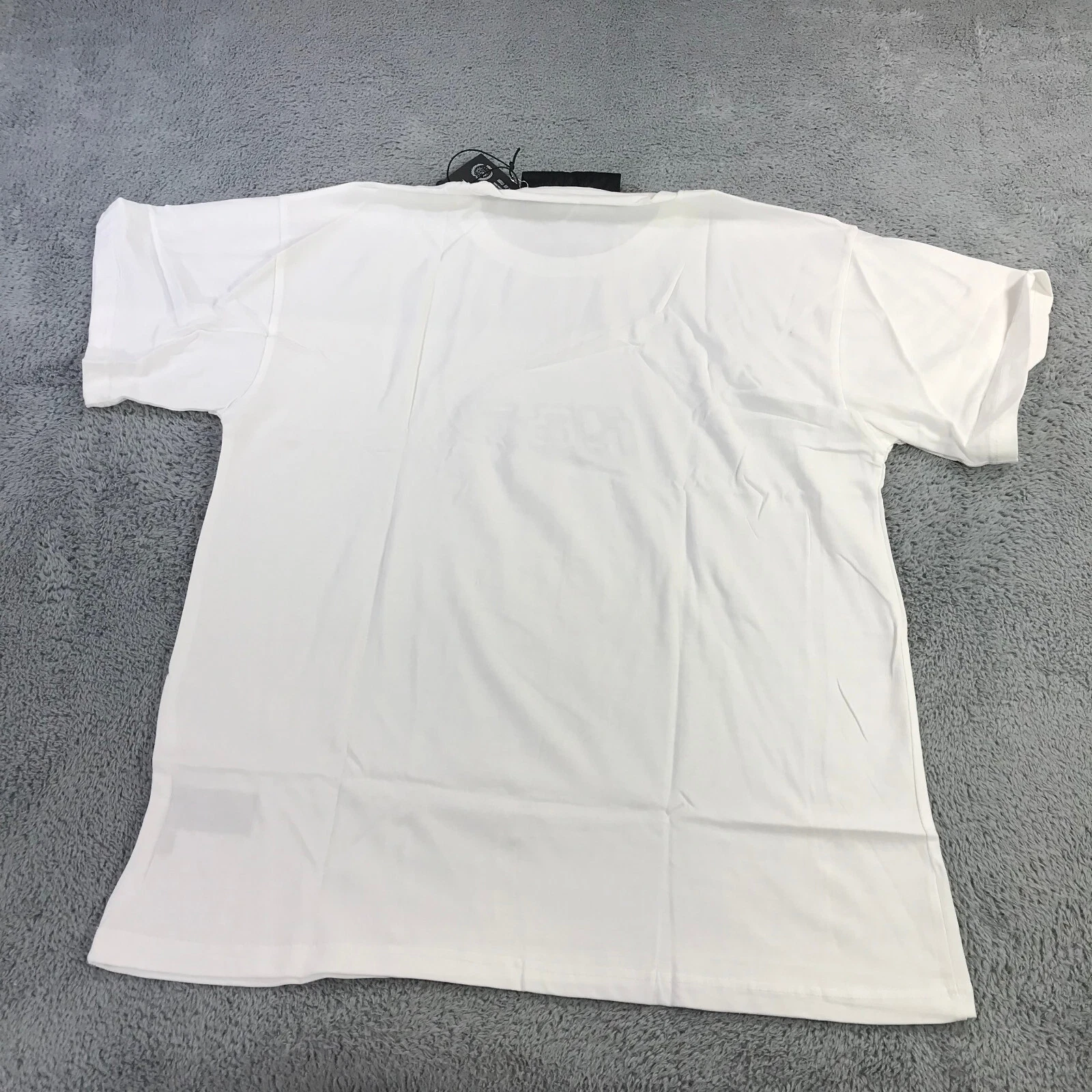 HBA (HOOD BY AIR) HBA Shirt Uomo Large Spell Out Hood By Air Tee Bianco Grigio Screensaver ge43534