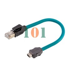 1PCS NEW Industrial Ethernet cable RJ45 TO IX 50CM 1/3/5/10M