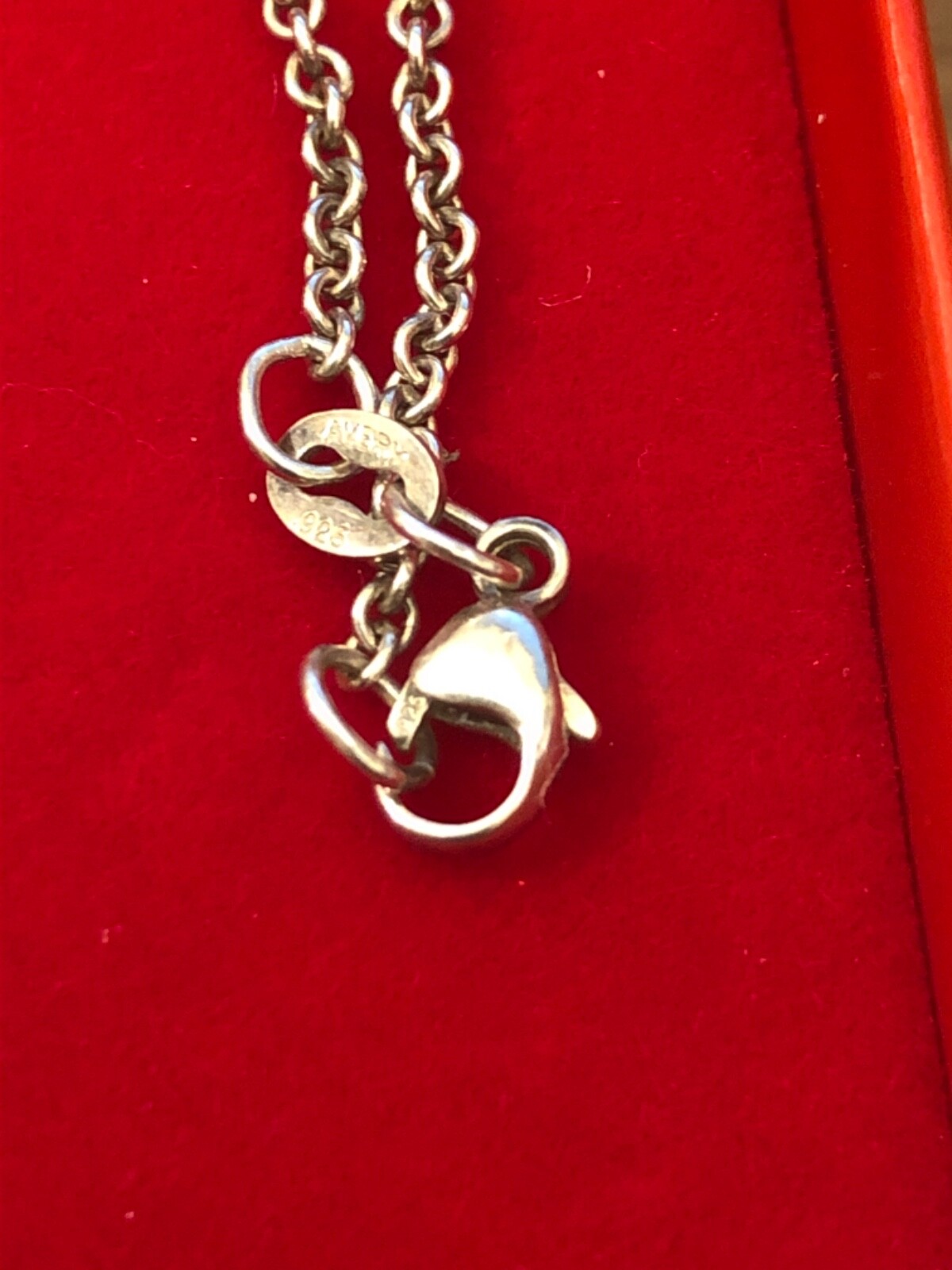 James Avery Watch Over Thee prayer pendent with Charm Pendant Chain 18