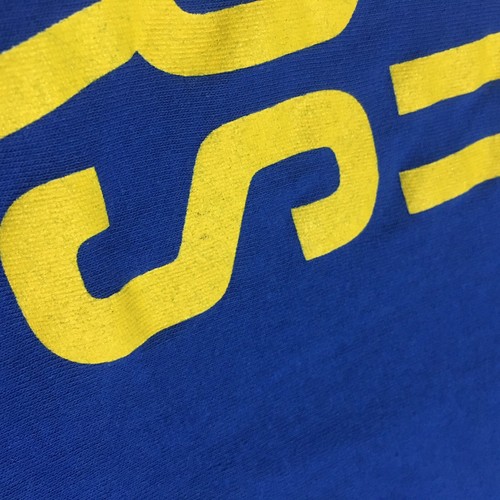 Golden State Warriors T Shirt Men's XL Blue NBA Logo United Airlines Graphic - Picture 3 of 10