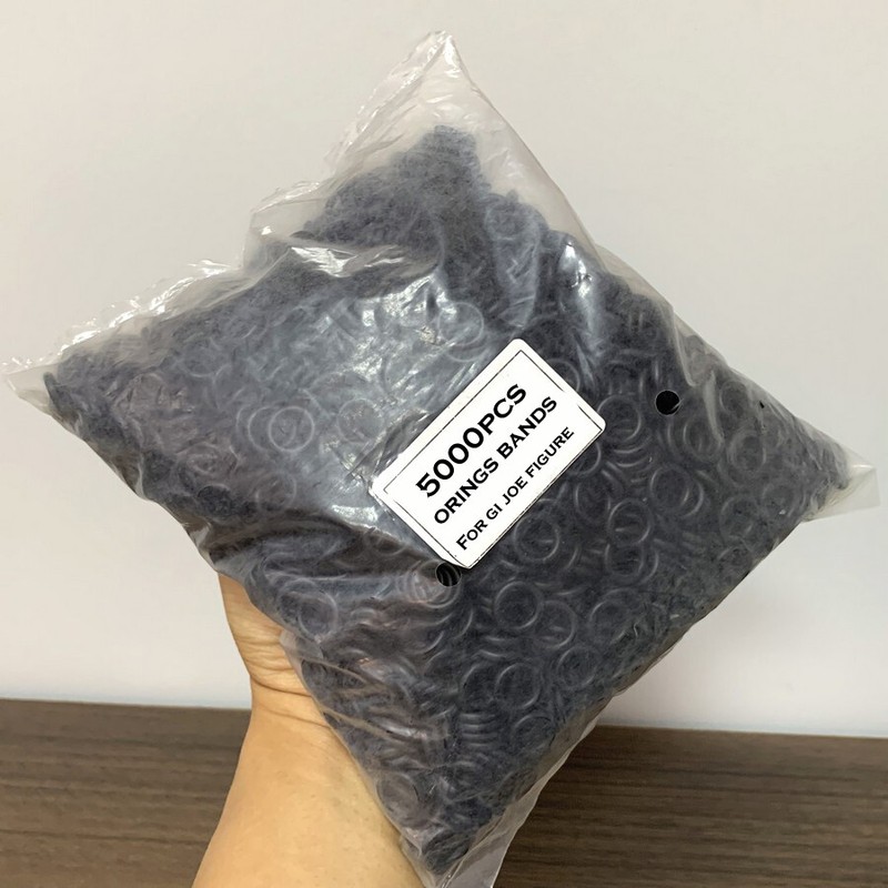 Lot 5000 O-Rings Replacement Waist Band For 3.75'' Gi Joe Cobra Action Figures