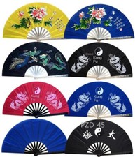 Martial Arts Fan Metal Kung Fu Folding Fan Alloy Fan Tai Chi Martial Arts Fan