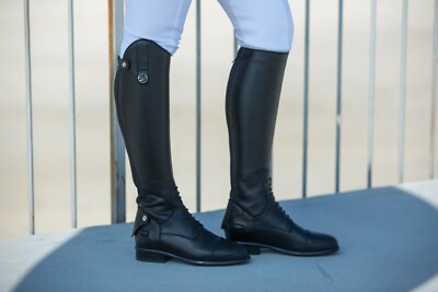 STIVALI EQUITAZIONE DA SALTO MADE IN ITALY TUTTO IN PELLE