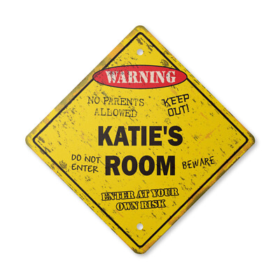 Katie's Room Vintage Crossing Sign Xing Plastic Rustic kids bedroom children's n