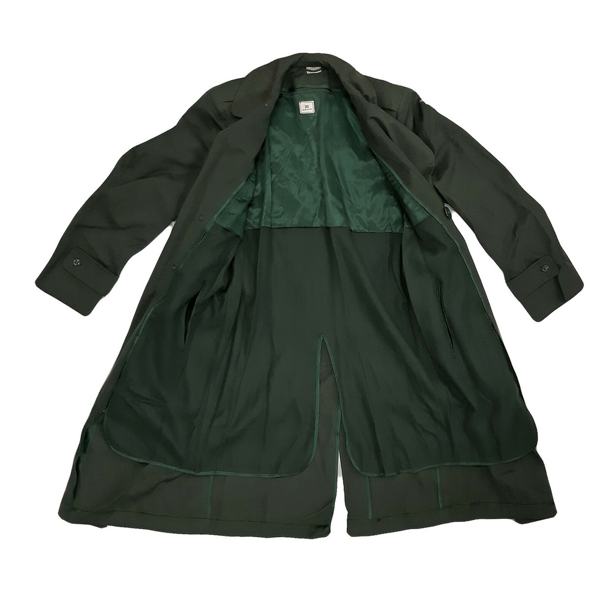 US Army Military Issued Overcoat AG44 Wool Gabardine Lined