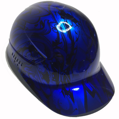 Hydro Dipped Bump Cap Candy Blue Grafitti High Gloss 