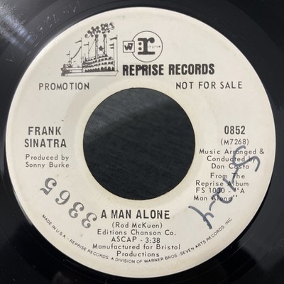 Frank Sinatra - Love's Been Good To Me / A Man Alone, 7'', (Vinyl1969) 0852-PROMO