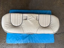 Rover 75 Tourer & MG ZT-T Sandstone Beige Leather Rear Seat Base with Cup Holder