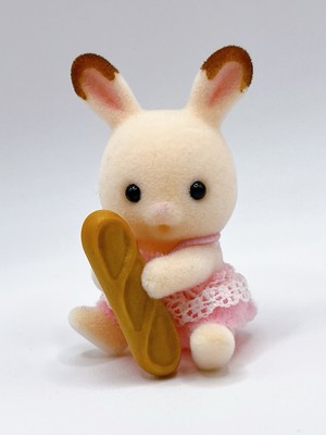Sylvanian Families Chocolate Rabbit Baby 2021 Sparkle Lottery Prize E Bread