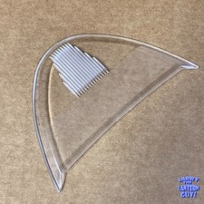 License Plate Light Lens Clear Split Oval Window Volkswagen Vw Bug 101952-1957