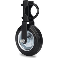 Gate Wheel Supporting Metal Swing Gate with 1-5/8" Thru 2" Gate Frames, 6" Ga...