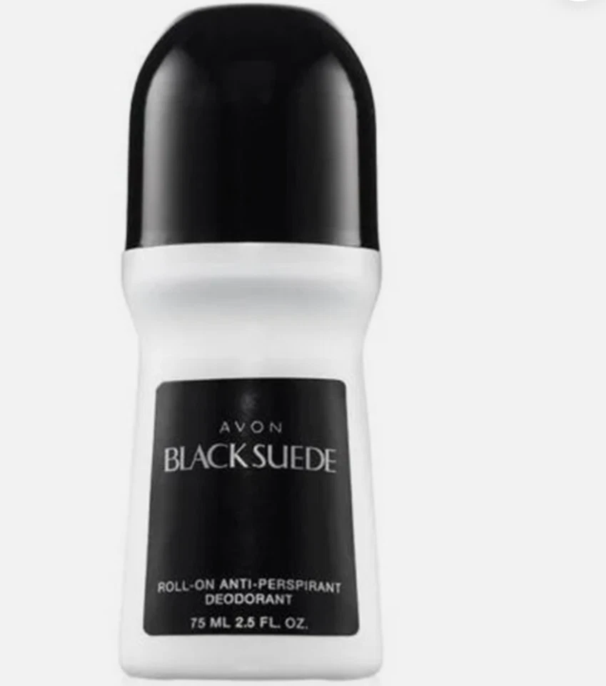 Paquete de 12 desodorantes antitranspirantes enrollables de gamuza negra Avon - 2,6 oz Foto 2 de 2