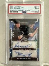 Hagen Smith & Noah Schultz /7 Dual Auto 2025 Leaf Metal Baseball 